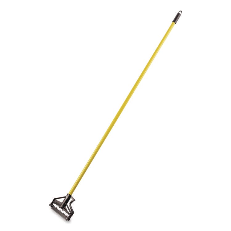 CFS BRANDS Sparta Spectrum Quik-Release Fiberglass Mop Handle, 1" dia x 60", Yellow (CFS4166404)