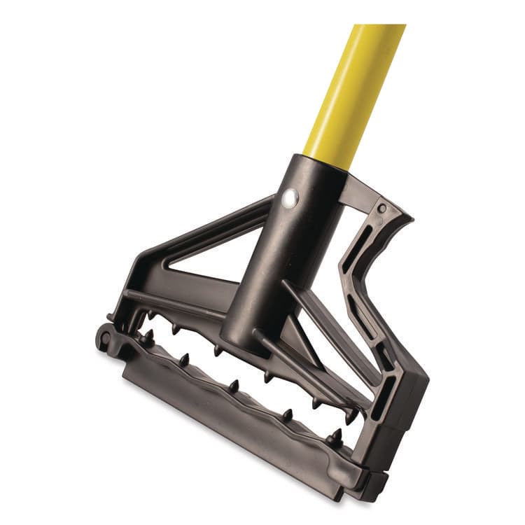 CFS BRANDS Sparta Spectrum Quik-Release Fiberglass Mop Handle, 1" dia x 60", Yellow (CFS4166404) thumbnail 2