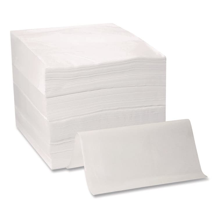 DIXIE FOOD SERVICE Flat Linen Replacement Dinner Napkin, 1-Ply, 16 x 15, White, 1,000/Carton (GPC92120) thumbnail 3