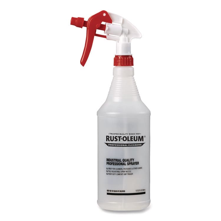RUST-OLEUM CORPORATION Empty Trigger Sprayer, 32 oz, Clear, 12/Carton (RST394872) thumbnail 3