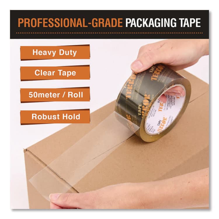CHAGRINOVATIONS Pro-Grade Packaging Tape, 3" Core, 1.88" x 54.6 yds, Clear (CH7TT05715) thumbnail 3