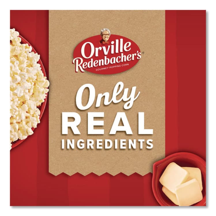 CONAGRA FOODS Gourmet Microwave Popcorn, Butter, 3.29 oz Bag, 36/Carton (CNGGOV48060) thumbnail 3