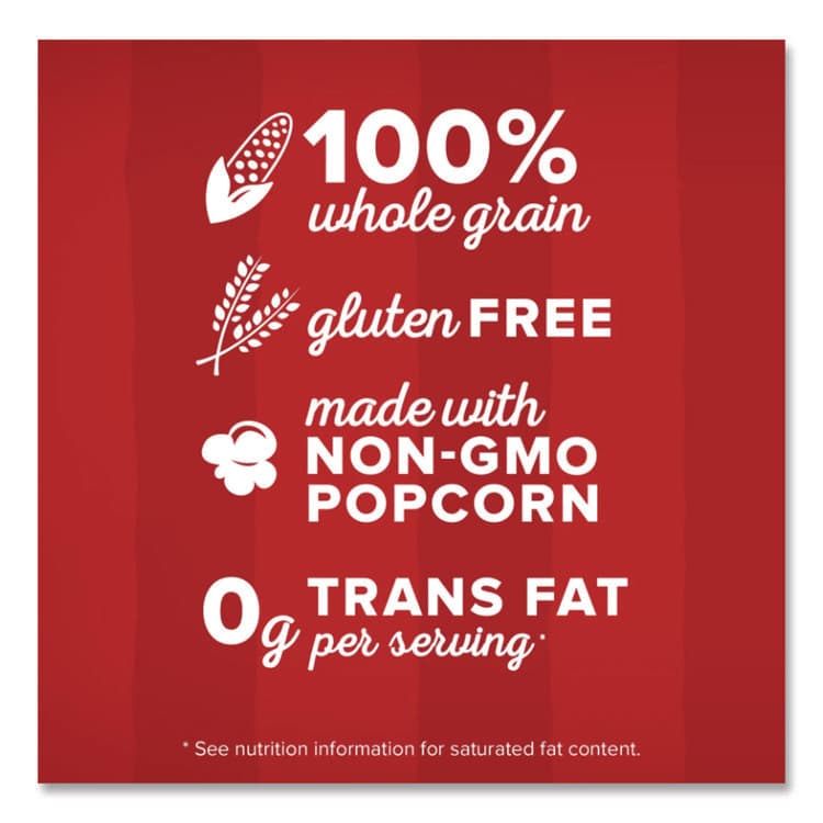 CONAGRA FOODS Gourmet Microwave Popcorn, Butter, 3.29 oz Bag, 36/Carton (CNGGOV48060) thumbnail 4