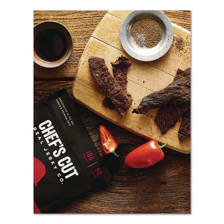 CHEF'S CUT REAL JERKY CO. Real Steak Jerky, Original Recipe, 2.5 oz Bag (CHUCCR00500) thumbnail 3