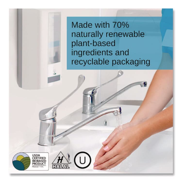 DIVERSEY Soft Care All Purpose Hand, Hair and Body, Lemon Tea Splash Scent, 1.3 L, 6/Carton (DVO100907876) thumbnail 4