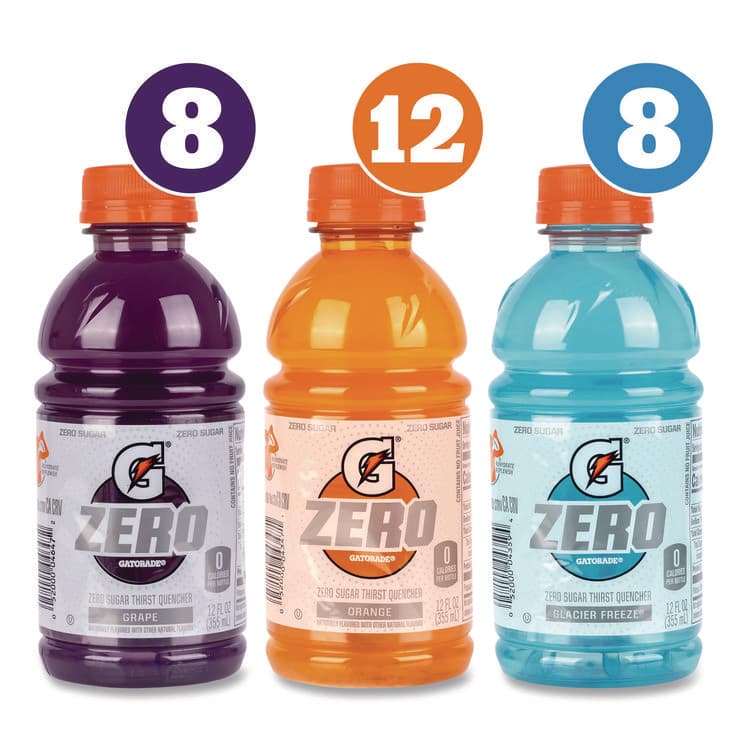 PEPSICO Zero Variety Pack, Assorted Flavors, 12 oz Bottle, 28/Carton (GRR22002527) thumbnail 2