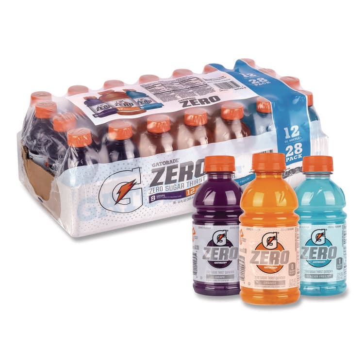 PEPSICO Zero Variety Pack, Assorted Flavors, 12 oz Bottle, 28/Carton (GRR22002527)
