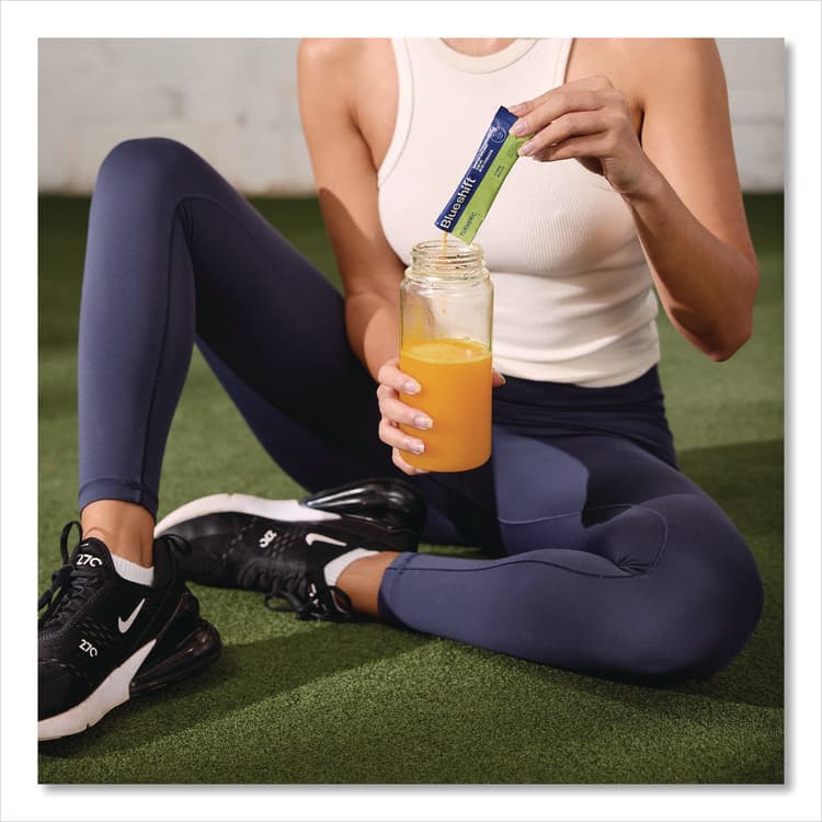 BLUESHIFT NUTRITION Turmeric Citrus Medley Drink Mix, Citrus Medley Flavor, 0.16 oz Packets, 10/Pack, 2 Packs/Carton (GRR60004166) thumbnail 4