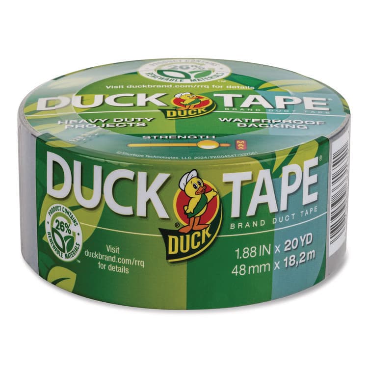 SHURTAPE TECHNOLOGIES Renewable Material Duck Tape, 1.88" x 20 yd, Silver (DUC243066) thumbnail 4