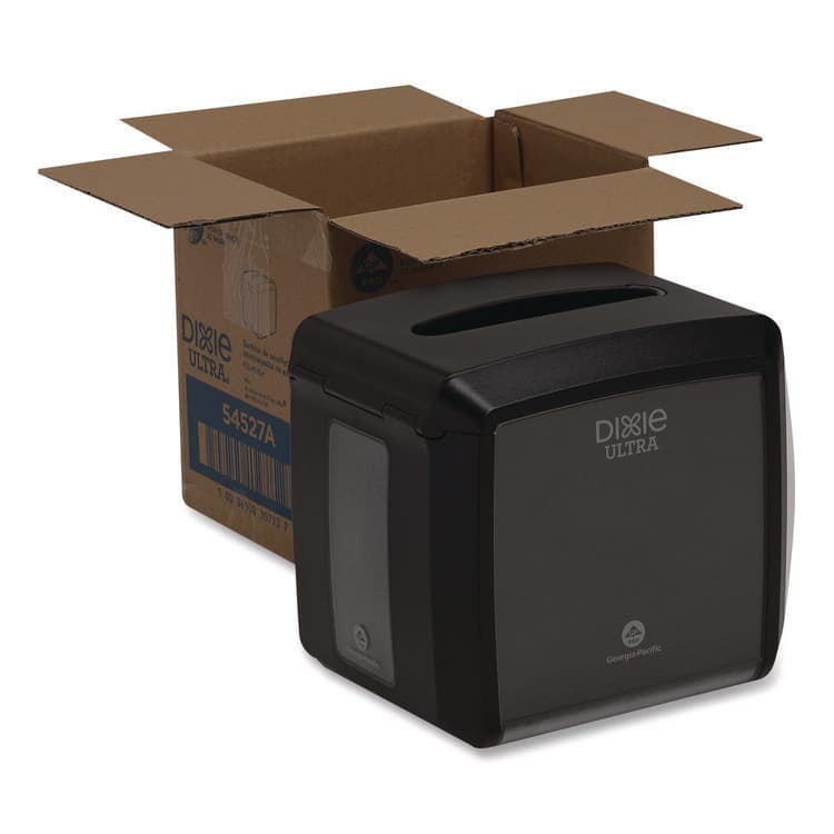 DIXIE FOOD SERVICE Tabletop Napkin Dispenser, 7.6 x 6.1 x 7.2, Black (GPC54527A) thumbnail 3