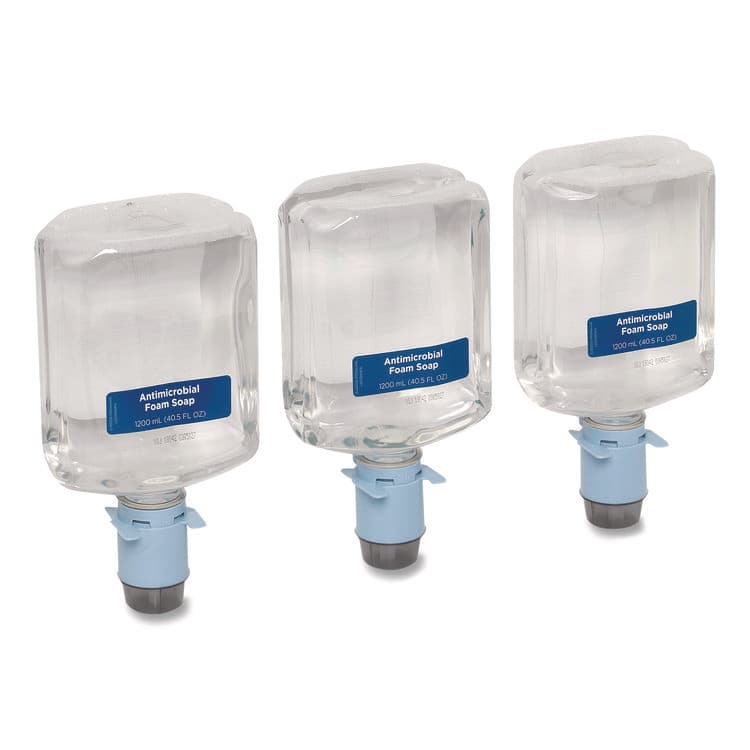 GEORGIA PACIFIC Pacific Blue Ultra Automated Foam Soap Refill, Antimicrobial, E2 Rated, Fragrance-Free, 1,200 mL, 3/Carton (GPC43822)