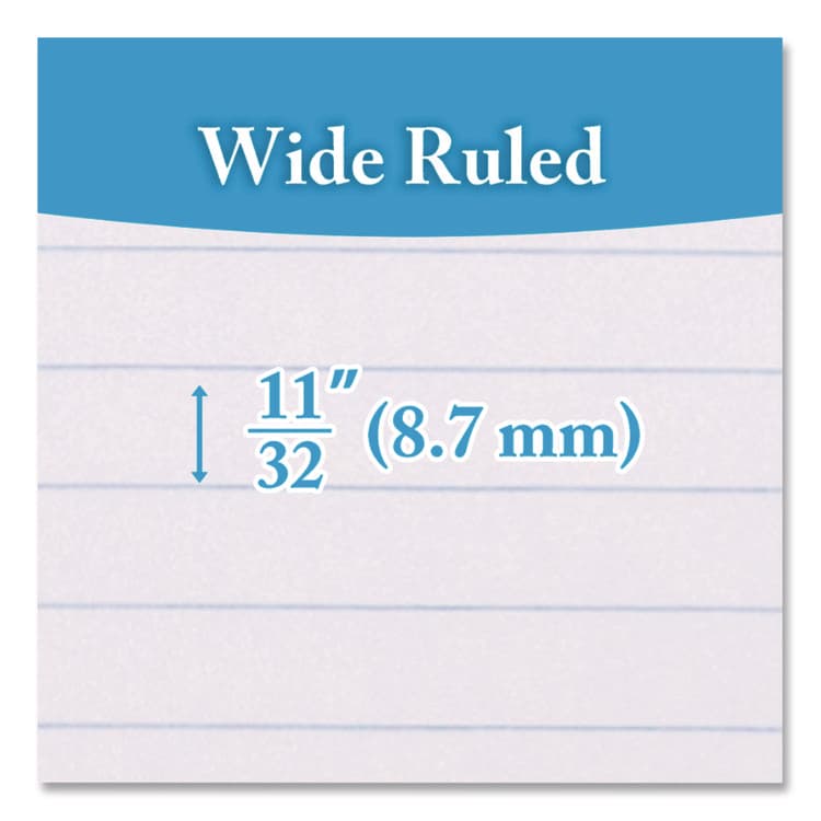 BAZIC PRODUCTS Spiral Notebooks, 1-Subject, Wide/Legal Rule, Randomly Assorted Cover Color, (70) 10.5 x 8 Sheets (BAZ538) thumbnail 4
