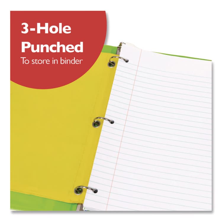 BAZIC PRODUCTS Filler Paper, Side: 3-Hole Punched, Wide/Legal Rule, 150/Pack (BAZ568) thumbnail 4
