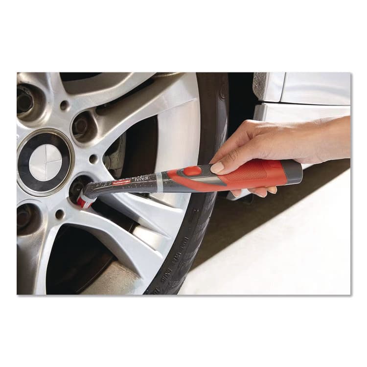 RUBBERMAID Multi-Purpose Cordless Battery Power Scrubber, Red/White Nylon Bristles, 12.68" Brush, 7" Red/Black Handle (RUB1839685) thumbnail 3