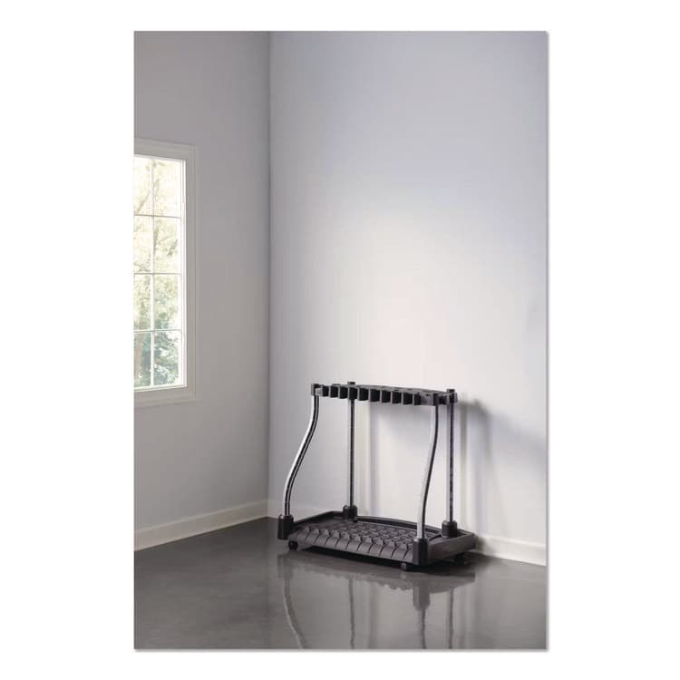 RUBBERMAID FastTrack Garage Tool Tower Rack, Plastic, Holds Up to 40 Tools, 38" x 20.5" x 34.4", Black (RUB2140834) thumbnail 3