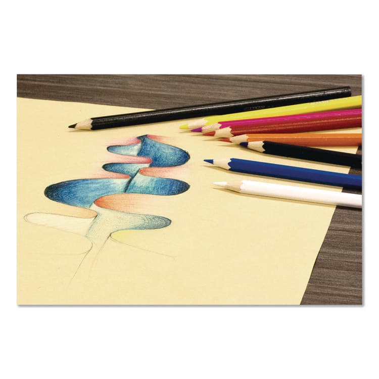 BAZIC PRODUCTS Colored Pencil Set, 3 mm, Assorted Lead and Barrel Colors, 12/Set (BAZ765) thumbnail 3