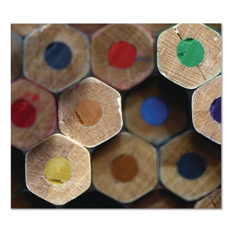 BAZIC PRODUCTS Colored Pencil Set, 3 mm, Assorted Lead and Barrel Colors, 12/Set (BAZ765) thumbnail 4