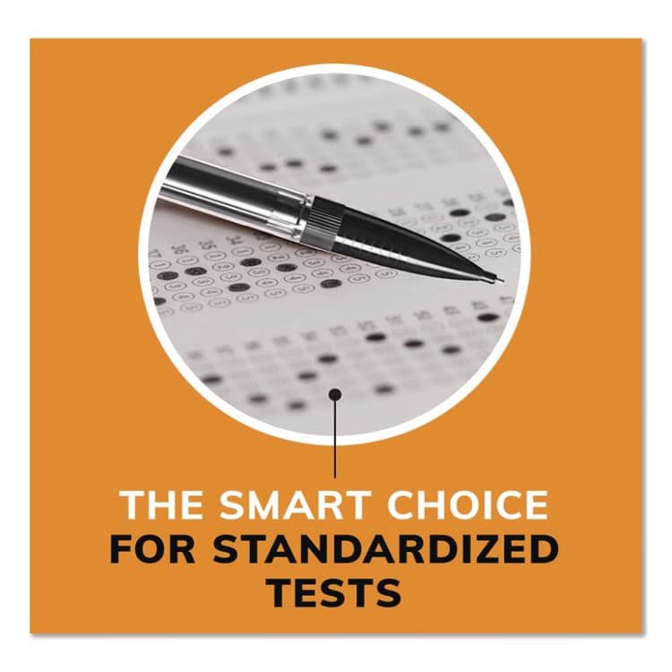 BIC CORP. Xtra Smooth Mechanical Pencil, 0.7 mm, HB (#2), Black Lead, Clear Barrel, 40/Pack (BICMPP40MJBLK) thumbnail 4