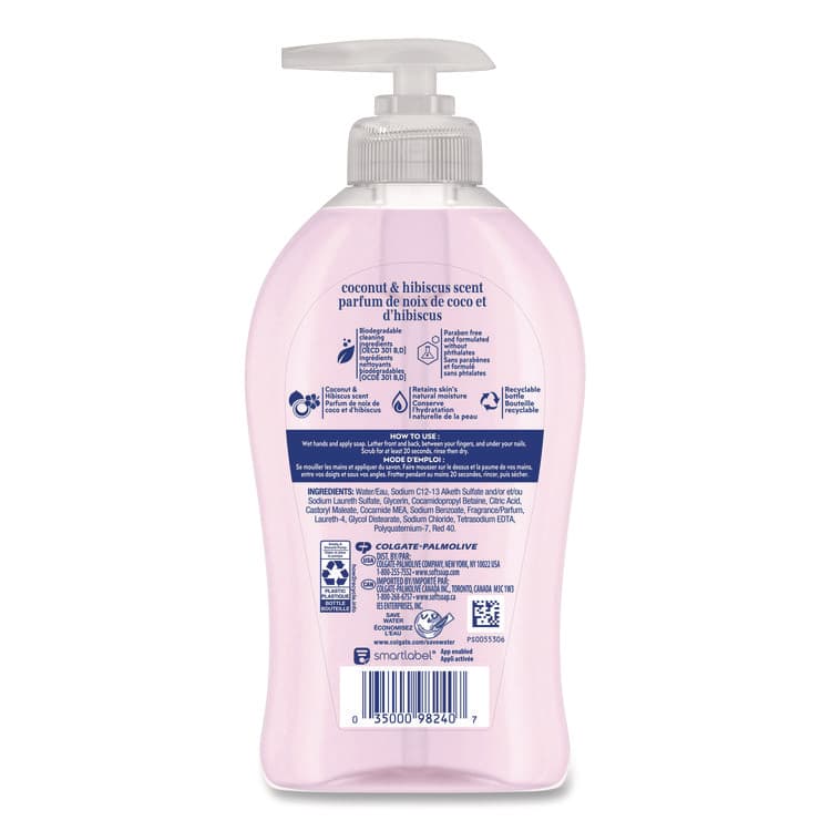 COLGATE PALMOLIVE, IPD. Liquid Hand Soap Pumps, Coconut and Hibiscus Scent, 11.25 oz, 6/Carton (CPCUS07157ACT) thumbnail 3