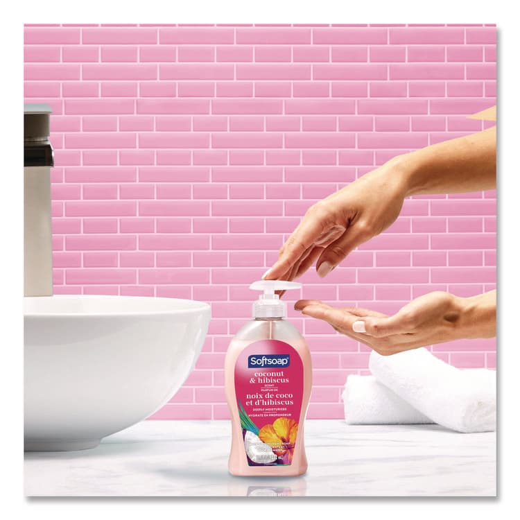 COLGATE PALMOLIVE, IPD. Liquid Hand Soap Pumps, Coconut and Hibiscus Scent, 11.25 oz, 6/Carton (CPCUS07157ACT) thumbnail 4