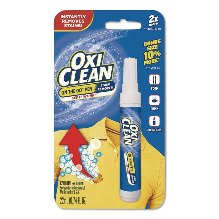 CHURCH & DWIGHT CO., On-the-Go Pen Stain Remover, Bonus Size, 22 mL Pen (CDC8057523564EA)
