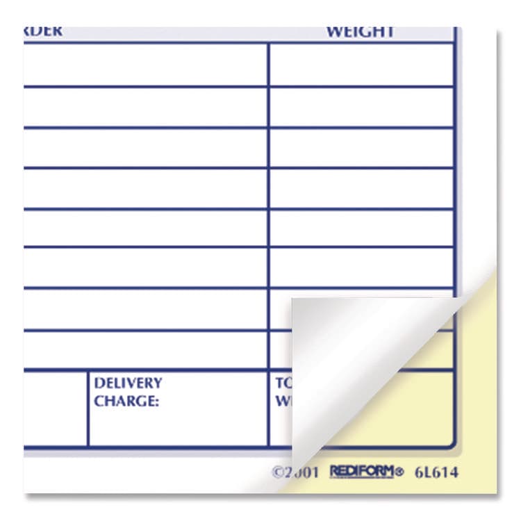 REDIFORM OFFICE PRODUCTS Delivery Receipt Book, Three-Part Carbonless, 6.38 x 4.25, 50 Forms Total (RED6L614) thumbnail 4