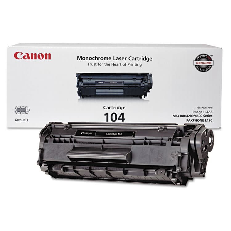 CANON USA, . 0263B001 (104) Toner, 2,000 Page-Yield, Black (CNM104) thumbnail 3