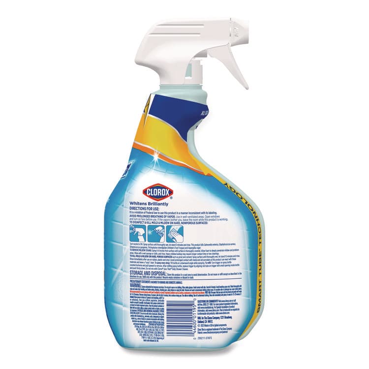CLOROX SALES CO. Mold and Mildew Remover with Bleach, Unscented, 32 oz Spray Bottle, 9/Carton (CLO01234) thumbnail 4