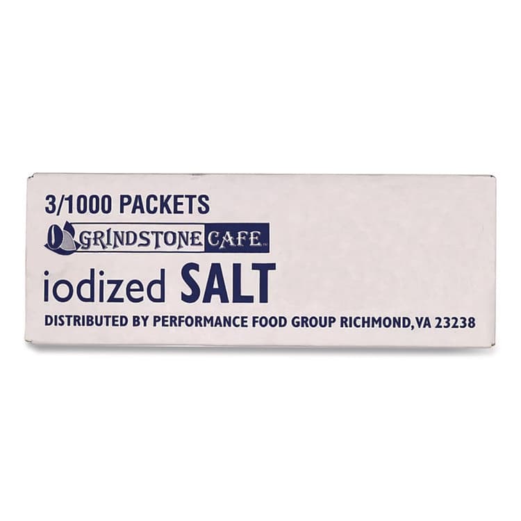 SUGAR FOODS CORPORATION Grindstone Iodized Salt, 0.02 oz Packet, 1,000/Bag, 3 Bags/Carton (SUG20015) thumbnail 4