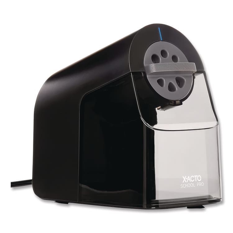 ELMER'S PRODUCTS, . Model 1670 School Pro Classroom Electric Pencil Sharpener, AC-Powered, 4 x 7.5 x 7.5, Black/Gray/Smoke (EPI1670X) thumbnail 3