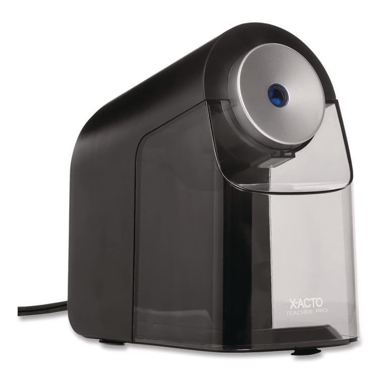 ELMER'S PRODUCTS, . Model 1675 TeacherPro Classroom Electric Pencil Sharpener, AC-Powered, 4 x 7.5 x 8, Black/Silver/Smoke (EPI1675X)