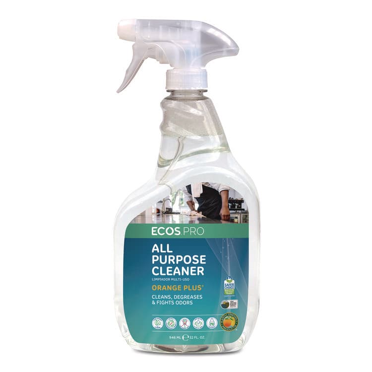 EARTH FRIENDLY PRODUCTS Orange Plus All-Purpose Cleaner and Degreaser, Citrus Scent, 32 oz Spray Bottle (EOPPL97066EA)