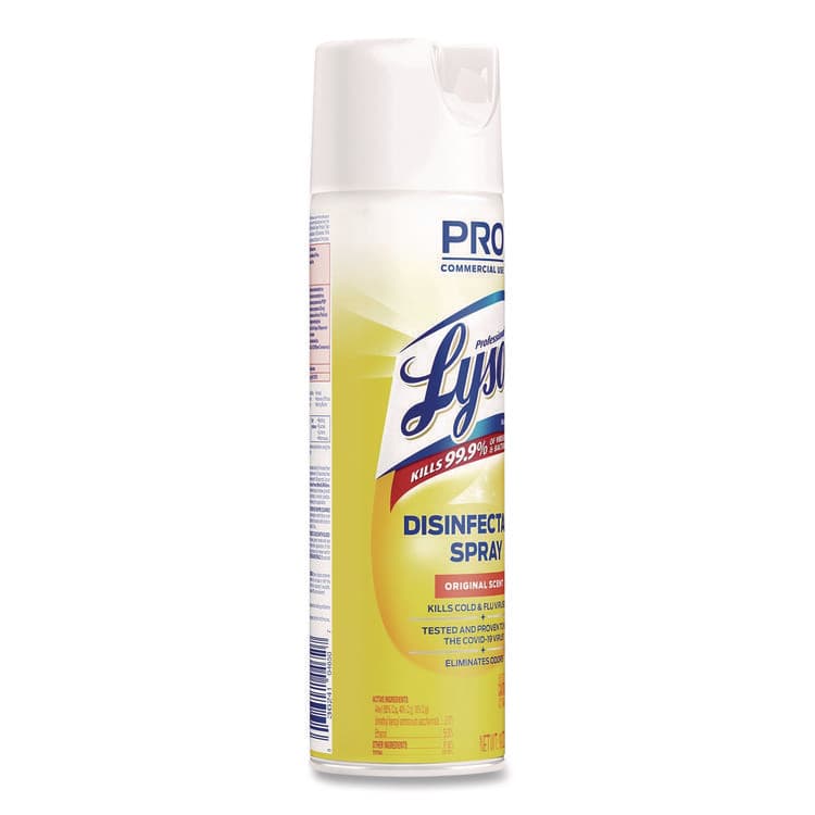 RECKITT BENCKISER Disinfectant Spray, Original Scent, 19 oz Aerosol Spray (RAC04650EA) thumbnail 2