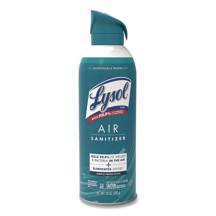 RECKITT BENCKISER Air Sanitizer Spray, Simple Fresh, 10oz Aerosol Spray (RAC99350EA)