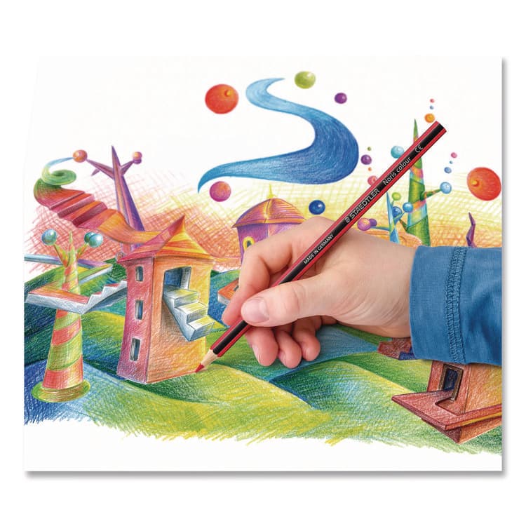 STAEDTLER, . Colored Pencils, Assorted Lead and Barrel,Colors, 24/Pack (STD185ND24A602) thumbnail 4