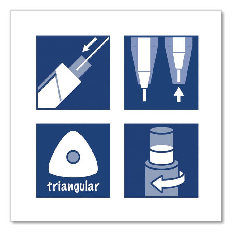 STAEDTLER, . Mechanical Pencils, 1.3 mm, HB (#2), Black Lead, Light Blue Barrel, 10/Box (STD7741330A6) thumbnail 3