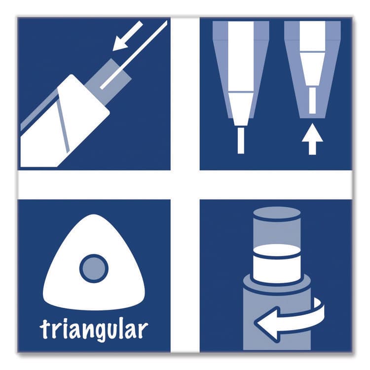 STAEDTLER, . Mechanical Pencils, 1.3 mm, HB (#2), Black Lead, Anthracite Barrel, 10/Box (STD7741381A6) thumbnail 3