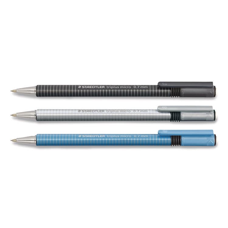 STAEDTLER, . Mechanical Pencils, 0.7 mm, HB (#2), Black Lead, Light Blue Barrel, 10/Box (STD7742730A6) thumbnail 2