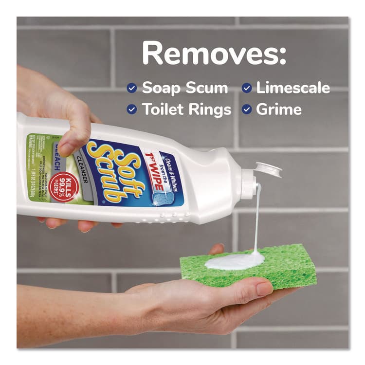 DIAL PROFESSIONAL Cleanser with Bleach, 24 oz Bottle, 8/Carton (DIA07222) thumbnail 4