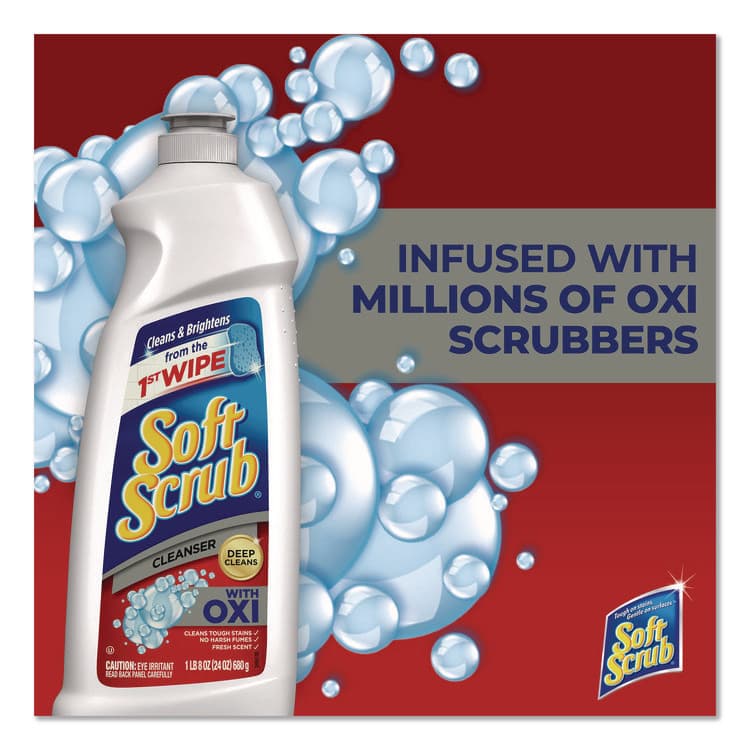 DIAL PROFESSIONAL Oxi Cleanser, Clean Scent, 24 oz Bottle, 8/Carton (DIA07226) thumbnail 3