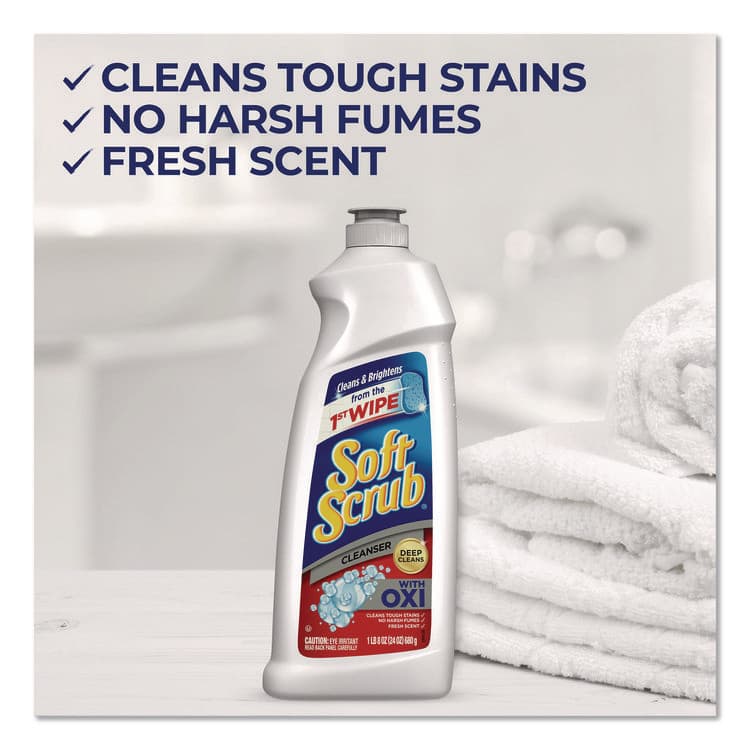 DIAL PROFESSIONAL Oxi Cleanser, Clean Scent, 24 oz Bottle, 8/Carton (DIA07226) thumbnail 4