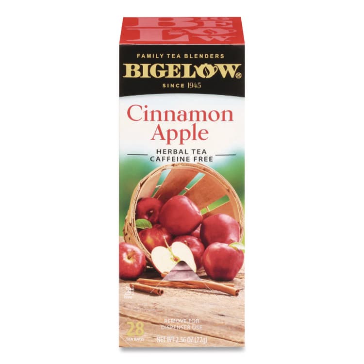 BIGELOW TEA CO. Apple Cinnamon Herbal Tea, 0.09 Tea Bag, 28/Box (BTCRCB11397) thumbnail 3