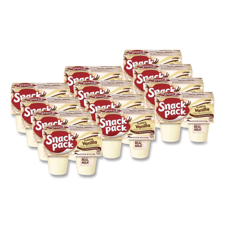CONAGRA FOODS Pudding Cups, Vanilla, 3.5 oz Cup, 48/Carton (CNGHUN55419)