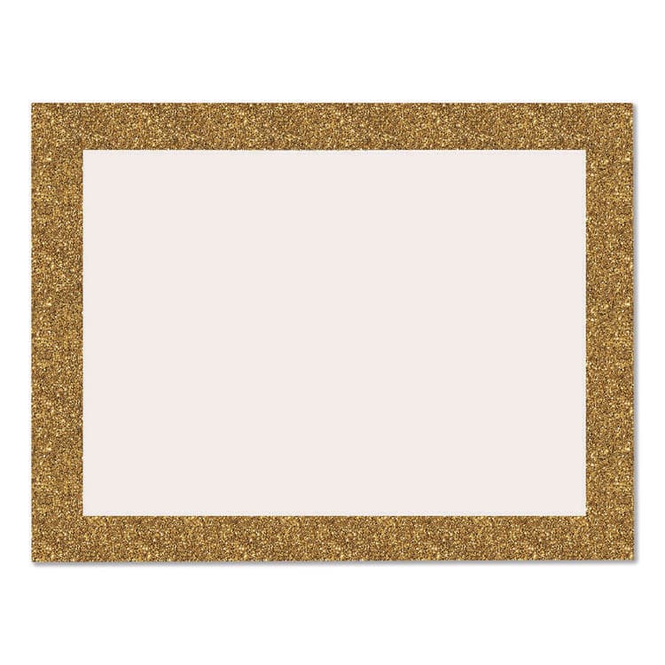 GEOGRAPHICS Glitter Poster Board, 22" x 28", Heavyweight, White with Gold Border, 25/Pack (GEO24448M) thumbnail 3