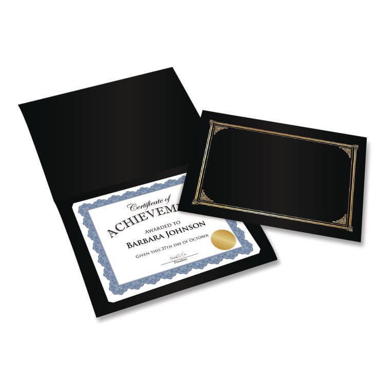GEOGRAPHICS Award Certificates, 8.5 x 11, White with Braided Blue Border, 25/Pack (GEO40725OD) thumbnail 4