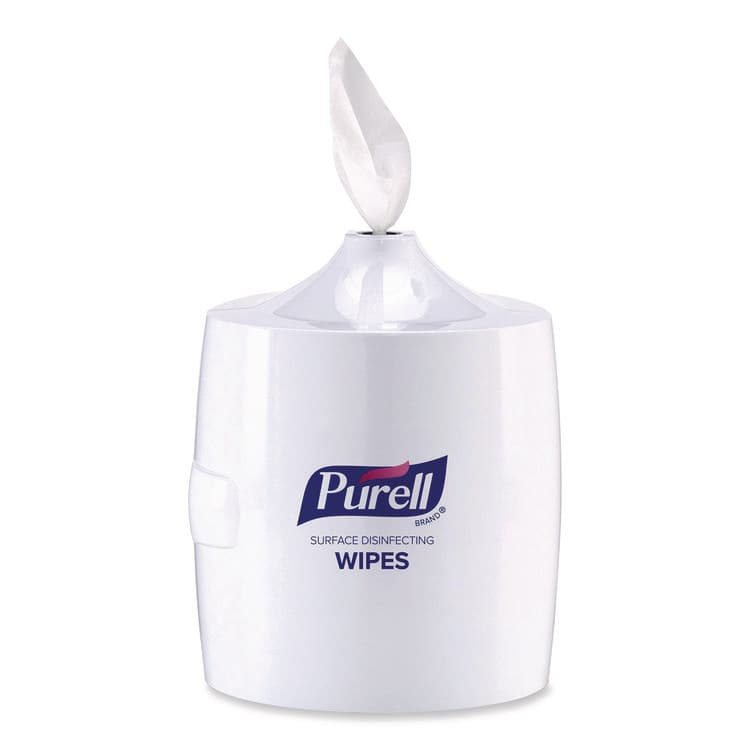 GO-JO INDUSTRIES Surface Disinfecting Wipes Wall Dispenser, 11 x 13.38 x 11.06, White (GOJ910301)