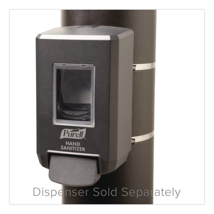 GO-JO INDUSTRIES CS4 All-Weather Hand Sanitizer Dispensing System, 1,200 mL, 6.87 x 4.85 x 11.74, Graphite (GOJ552401) thumbnail 3
