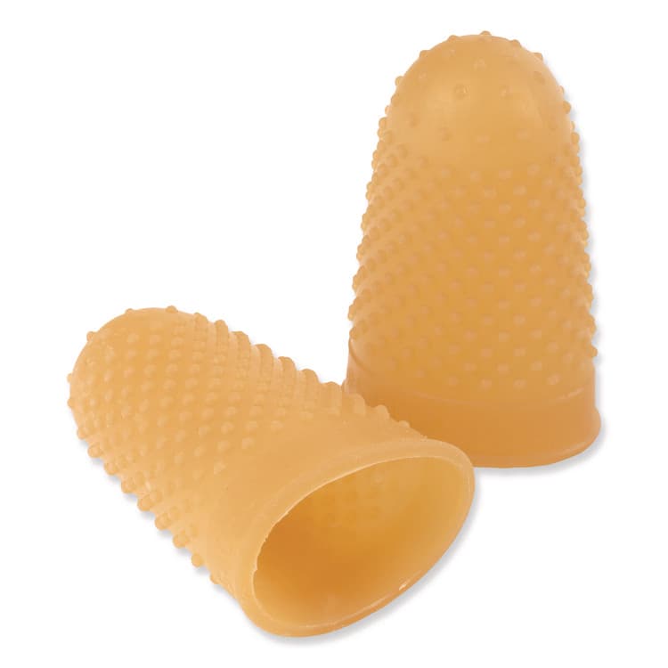ACCO BRANDS, . Rubber Finger Tips, 12 (Medium-Large), Amber, Dozen (SWI54032) thumbnail 4