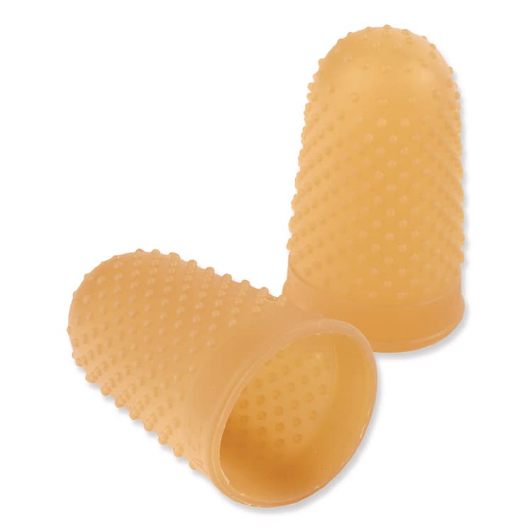 ACCO BRANDS, . Rubber Finger Tips, 13 (Large), Amber, Dozen (ACC54033) thumbnail 4