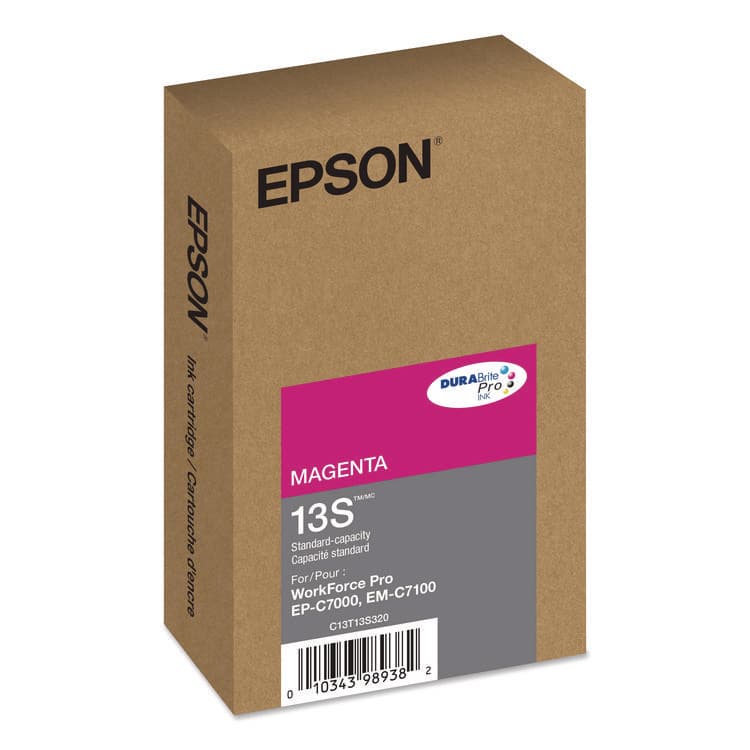 EPSON AMERICA, . T13S320 (T13S) DURABrite Pro Ink, 1,700 Page-Yield, Magenta (EPST13S320) thumbnail 2